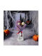 Buchet Floral Halloween Amber Dream Mătură Lagurus Criogen Preservat Detalii Tematice Dovleci Alune de Pădure