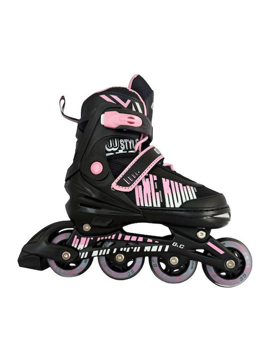 Grass & Co Inline Αυξομειούμενα Rollers Μαύρα Ενηλίκων