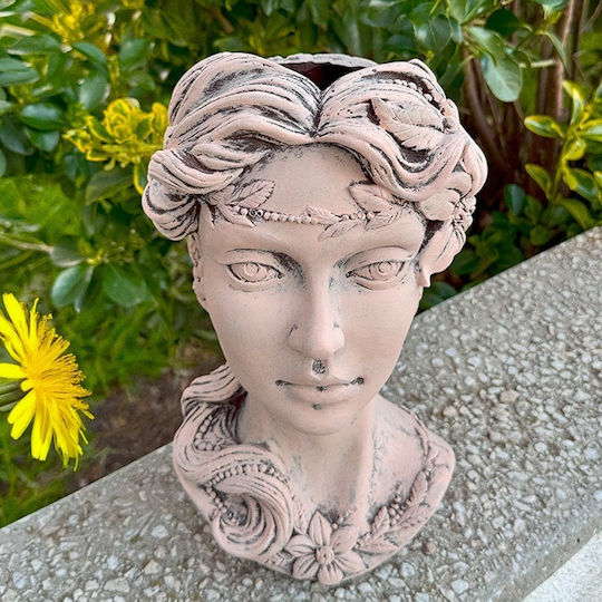 Velve Vază Decorativă Ecru 10cm 1buc