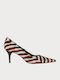 Multicolour Heels Animal Print
