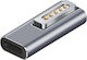 Μαγνητικός Προσαρμογέας Usb-c Magsafe 2 Macbook Air Pro Ασημί