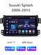 Car Audio System for Suzuki Splash 2008-2015 (Bluetooth/USB/WiFi/GPS/Apple-Carplay/Android-Auto) with Touch Screen 9"