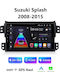 Car Audio System for Suzuki Splash 2008-2015 (Bluetooth/USB/WiFi/GPS/Apple-Carplay/Android-Auto) with Touch Screen 9"