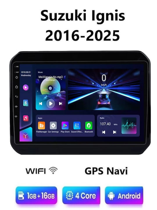 Car Audio System for Suzuki Ignis 2018 (Bluetooth USB Wi-Fi GPS Apple CarPlay Android Auto) with 9-inch Touch Screen