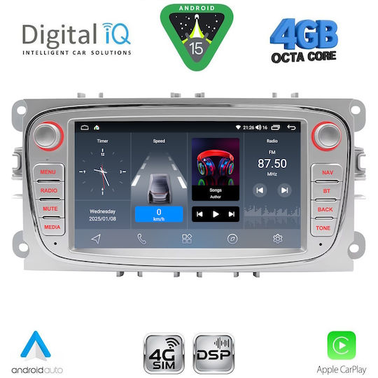 Digital IQ Car Audio System for Ford C-Max 2007-2011 with Touch Screen 7" Digital IQ BLG 403S_CPA