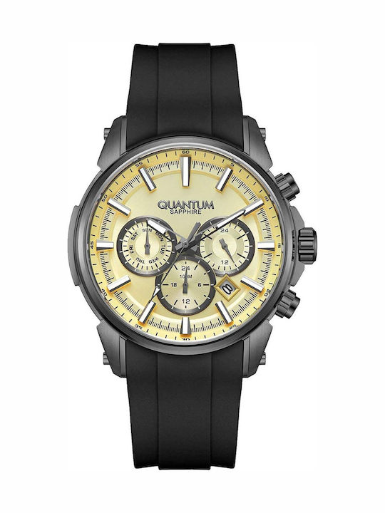 Quantum Dual Time Men's Watch 41.5mm Battery wi...