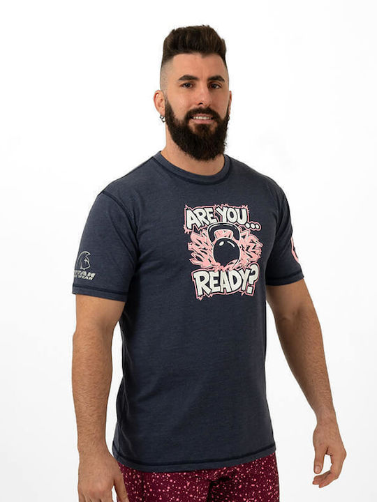Titan Box Wear Ecoactive T-shirt Navy Μπλε