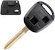 Toyota Avensis Corolla Celica Rav4 Hilux Key Cover 2 Buttons Rubber Without Key Dga 1 Pc