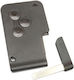 Renault Laguna Replacement Key Card 3 Buttons Blade DGA 1 Piece