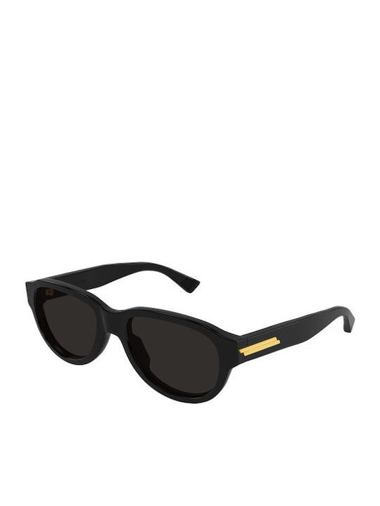 Bottega Veneta Unisex Ochelari de soare cu Negru Cadru și Negru Lentilă BV1410S 001