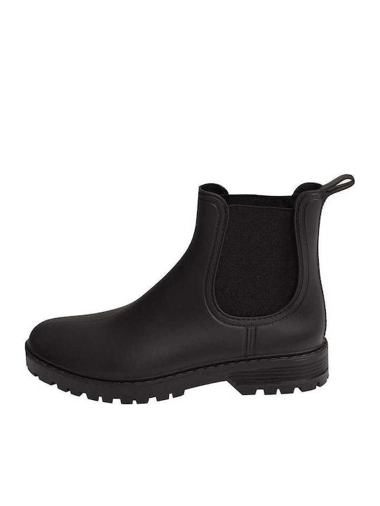 Celestino Damen Gummistiefel Damen Stiefel Einfarbig Schwarz