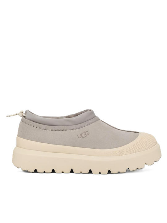 UGG Tasman Weather Δερμάτινα Γκρι Ανδρικά Μποτάκια