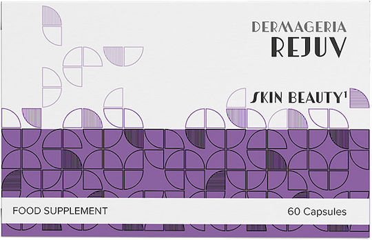 Dermageria Rejuv Skin Beauty 100mg Συμπλήρωμα για το Άγχος 60 κάψουλες