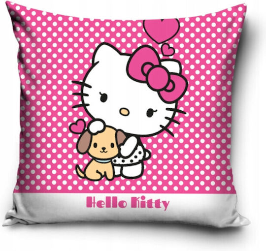 Hello Kitty Παιδική Διακοσμητική Μαξιλαροθήκη 40x40εκ.