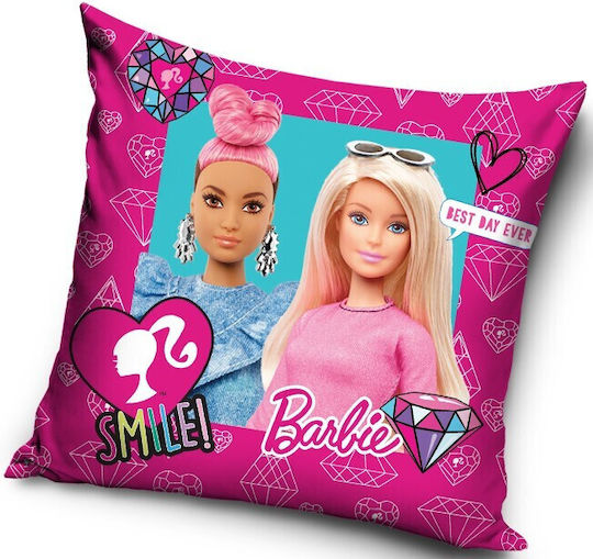 Barbie Față De Pernă Decorativă Pentru Copii 40x40cm