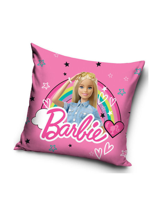 Barbie Παιδική Διακοσμητική Μαξιλαροθήκη 40x40εκ.