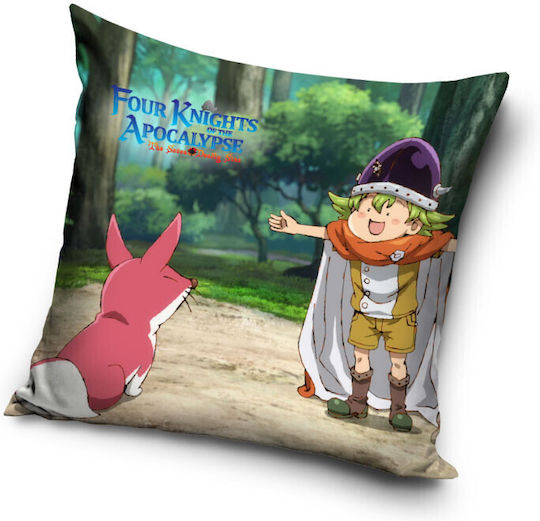 Seven Kids Throw Pillow 40x40cm