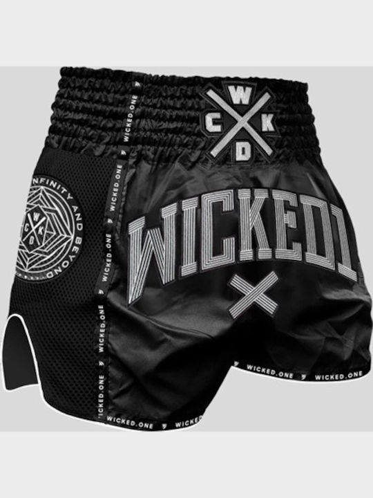 Wicked1 Shorts Kick/Thai-Boxen Schwarz