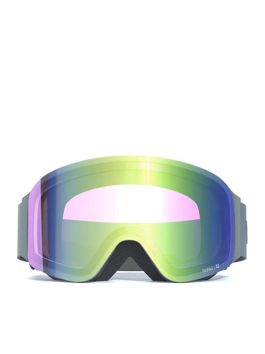Whistler Μάσκα Σκι & Snowboard Ενηλίκων Πολύχρωμη με Φακό σε Πολύχρωμο Χρώμα