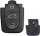 Replacement Key Audi Key Cover 3 Buttons Large Battery Without Key Dga 1 Pc