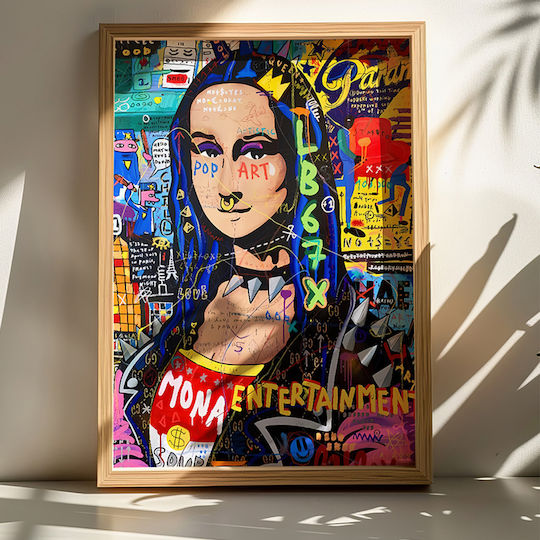 Pakketo Monda Oil Painting Wooden 70x50 cm