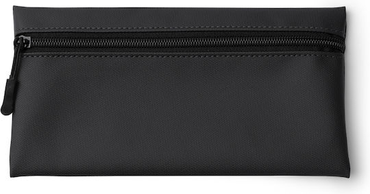 Pencil Holder Black Made of Soft PU Leather Monochrome Finish Dp5292