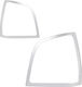 Vw Polo 03 Back Silver Headlights Masks