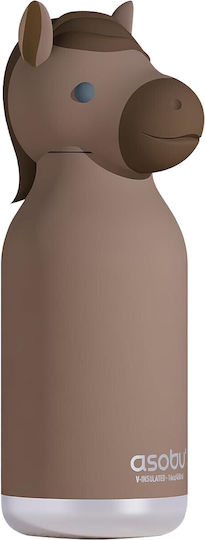 Asobu Kids Water Bottle Thermos Stainless Steel with Straw 460ml