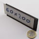 Magnetic Price Tag 60x200x3mm Ferrite