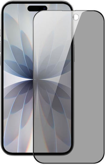 Dux Ducis Privacy Full Face Tempered Glass Black (iPhone 17 / 17 Pro / 16 Pro)