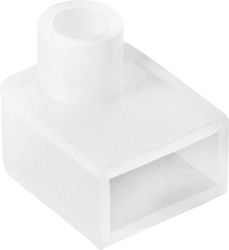 Kelvo Neonpro Klv-101-0064 Corner Power Connection Cap Neon Flex Waterproof Ip65 W1.2 X D1.4 X H1.4cm