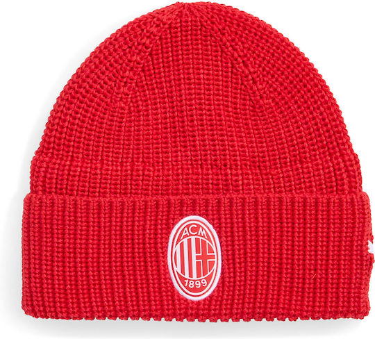 Beanie Unisex Beanie Gestrickt in Rot Farbe