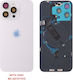 Iphone 15 Pro Battery Cover + Camera Lens + Metal Plate + Flashlight + Charging Flex + Nfc Titanium White