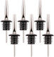 H&S Collection Set 6 Capace de Flux pentru Sticle Gri
