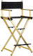 Chair for Makeup with Adjustable Height Black