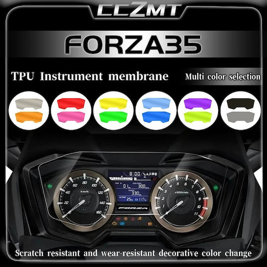 Transparent Instrument Protection Film Honda Forza 350 2022-2023 Aif335