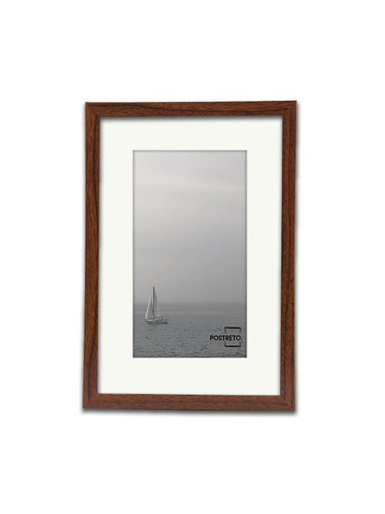 Shire Wooden Photo Frame with Brown Frame
