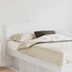 vidaXL Wooden Bed Headboard White 150x100cm