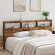vidaXL Wooden Bed Headboard Old Wood 220x102cm