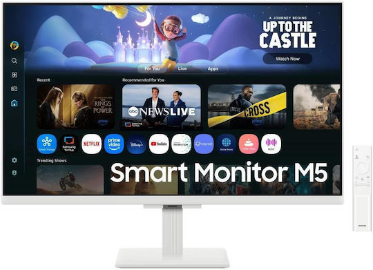 Samsung M5 M50F VA Intelligenter Monitor 32" FHD 1920x1080 mit Reaktionszeit 4ms GTG Weiß