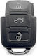 Skoda Car Key Spare Part Cover Without Key 3 Buttons Dga 1 Pc
