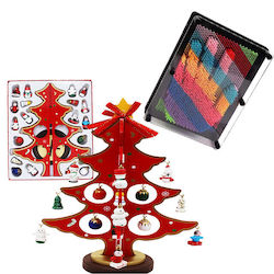 Children's Package Christmas Tree-shaped Decoration Decorative Accessories Multicolored Pine Art