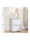 Wooden Bedside Table Width Length Height Dimensions of Each Shelf 27 x 23.5 x 17.5 cm Width Length Height With Drawer Durable Adjustable Height Ample Storage Space Drawers Stable Construction Easy Maintenance Assembly Required Yes 30.5 x 30 x 43 cm