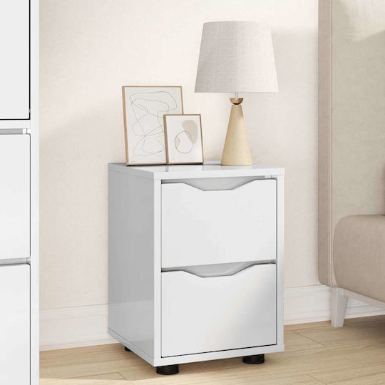 Wooden Bedside Table Width Length Height Dimensions of Each Shelf 27 x 23.5 x 17.5 cm Width Length Height With Drawer Durable Adjustable Height Ample Storage Space Drawers Stable Construction Easy Maintenance Assembly Required Yes 30.5 x 30 x 43 cm