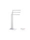 Geesa Triple Wall-Mounted Bathroom Rail Silver