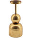 Marhome Base Candle Holder Metal in Gold Color 8.5x8.5x21cm 1pcs
