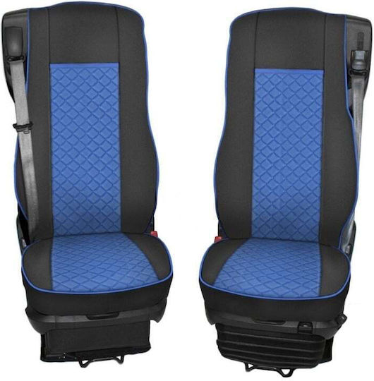 Satz Autositzbezüge Daf Xf 106 Blau Ökologisches Leder