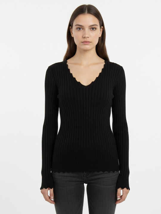 Cavalieri Damen Pullover Schwarz