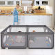 Costway Parc cu Saltea Multicolor 147x206cm