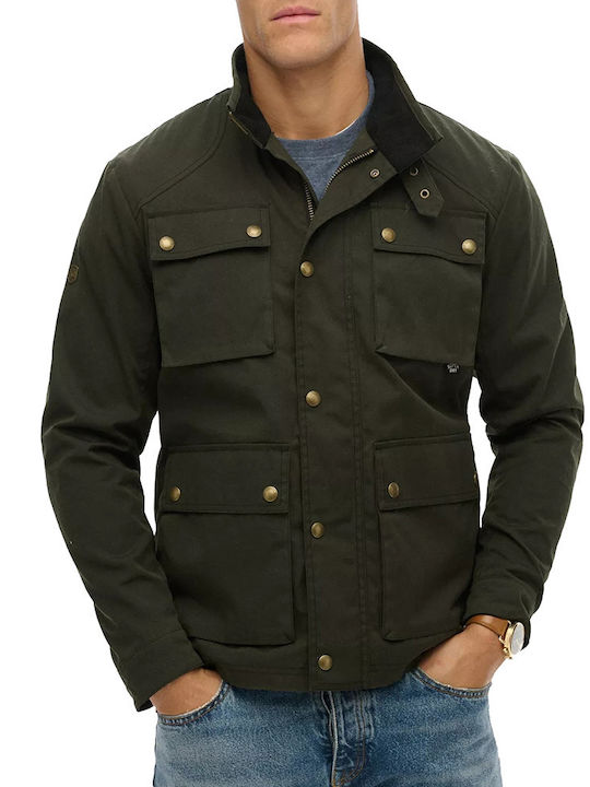 Superdry D3 Stud Μπουφάν Green